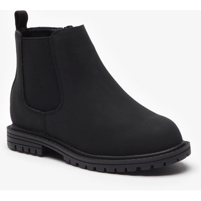 Be You Faux Suede Chelsea Boot - Black