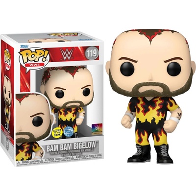 Funko Pop! 119 WWE Bam Bam Bigelow Special Edition GITD