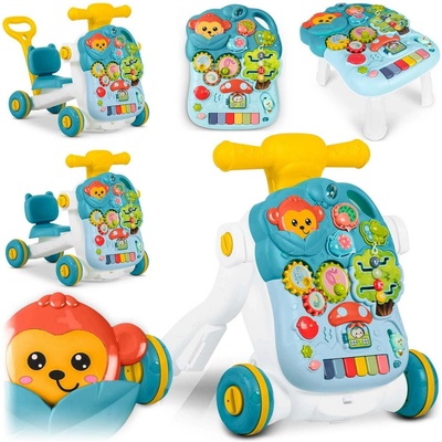 Ricokids Vzdělávací chodítko 4 v 1 modro bílé