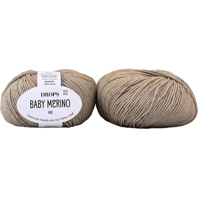Drops Baby Merino 57 šedobéžová