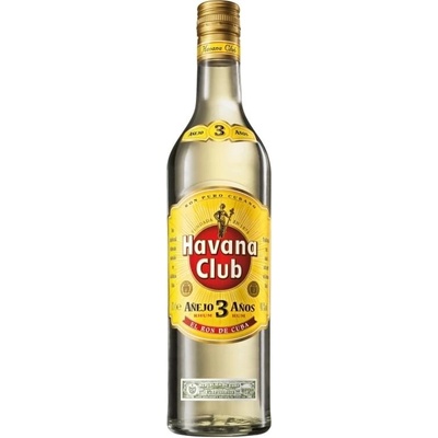 Havana Club 3y 40% 0,7 l (holá láhev)