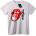 NOONEBRAND Тениска Rolling Stones Червени Устни - 2XL, Black