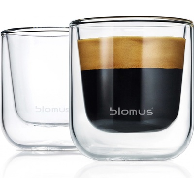 Blomus Pohár na espresso NERO dvojplášťový 2 x 80 ml