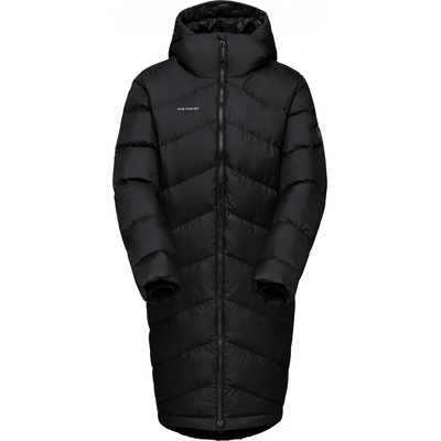 Dámský zimní kabát Mammut Fedoz IN Hooded Parka Women Velikost: L / Barva: černá