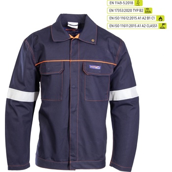 Polstar Удобно заваръчно яке със светлоотразителни елементи от памучна материя (aobl)