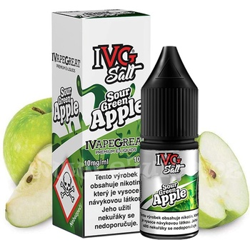 IVG Salt Sour Green Apple 10 ml 10 mg