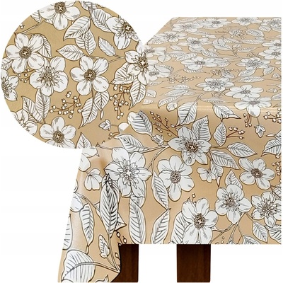 UBRUS S VOSKOVÝM POVRCHEM 140x400 cm SILNÝ, ODPUZUJE SKVRNY, NA KUCHYŇSKÝ STŮL - GOSIA