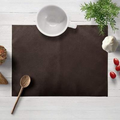 Biante Sametové prostírání Velvet Premium SVP-016 Tmavě hnědé 30x40cm