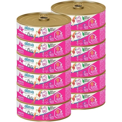 Alleva EQUILIBRIUM Paté Cat Sterilized rabbit 12 x 85 g
