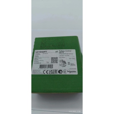 Stykač Schneider TeSys D 32A 3P 230V AC 1NO 1NC LC1D32P7