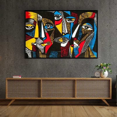 Decono Картина Лица Линогравюра