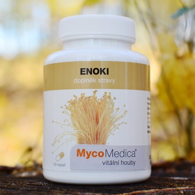 MycoMedica Enoki penízovka sametonohá 90 kapsúl