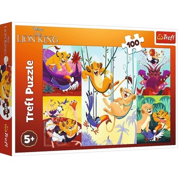 Trefl Пъзел Trefl - Disney Lion King, The Brave King, 100 части (GXP-929305) (GXP-929305)
