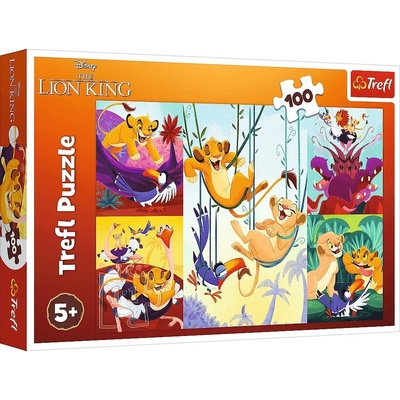 Trefl Пъзел Trefl - Disney Lion King, The Brave King, 100 части (GXP-929305)