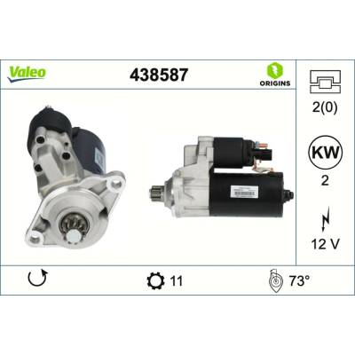 Štartér VALEO 438587