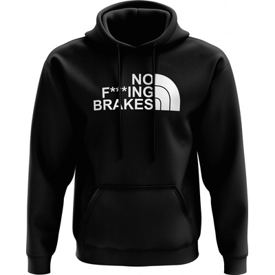 SimRacing mikina No Brakes černá