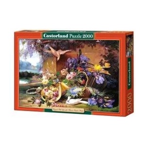 Castorland Puzzle 2000 pcs. Elegant Still Life with Flowers, Eugene Bidau