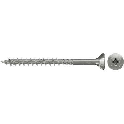Fischer 657247 skrutka zo zápustnou hlavou 6 mm 70 mm krížová dražka Pozidriv glavanizované zinkom 100 ks