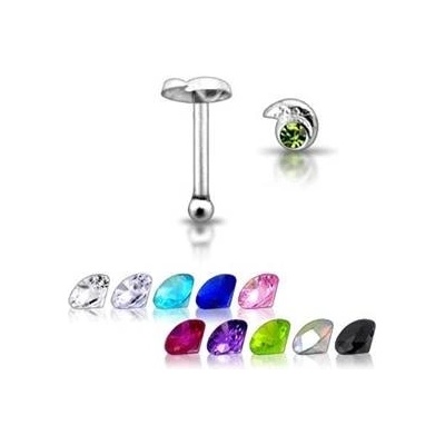 Šperky4U stříbrný piercing do nosu N01030-LB
