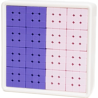 Ganspuzzle MonsterGo Spelling Cube 4x4 růžovo fialová