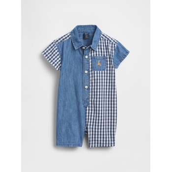 GAP Бебешки дънков гащеризон GAP GAP | Sin | Момчешки | 0-3 месеца