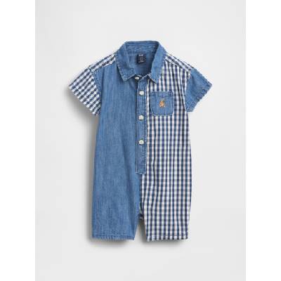 GAP Бебешки дънков гащеризон GAP GAP | Sin | Момчешки | 0-3 месеца