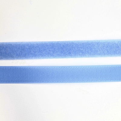 Pro Háčkování Suchý zip, 20 mm, komplet světle modrá