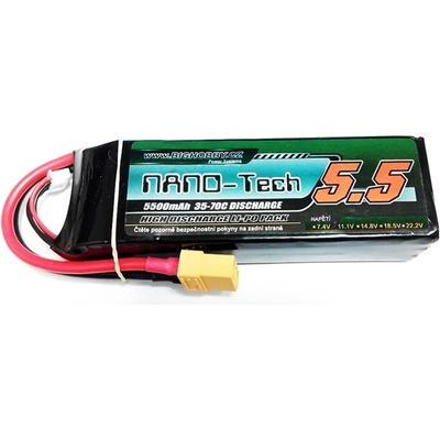 Bighobby-Nano Tech Li-pol baterie 5500mAh 3S 35C 70C NANO Tech
