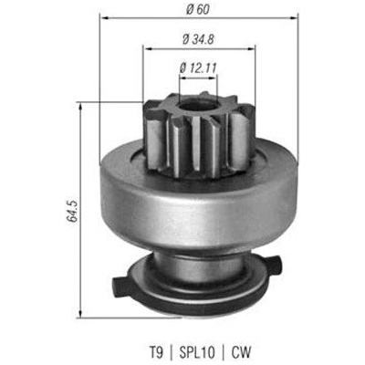 Pastorok, štartér MAGNETI MARELLI 940113020349