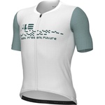 Alé Мъжка фланелка с къс ръкав за колоездене Alé PR-E Megabyte 2.0 S/S Jersey Cycling jersey - White - размер XL (056-3945-0316)