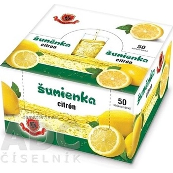 HERBEX Šumienka CITRÓN vrecúška po šumivý nápoj v prášku s príchuťou 50 ks 10 g