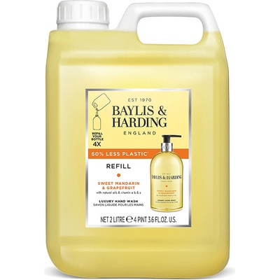 Baylis & Harding náhradní náplň do tekutého mýdla Mandarinka & Grepfruit 2 l