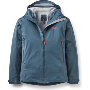Rab Дамско водоустойчиво яке Rab Women's Kinetic Alpine 2.0 Jacket Waterproof jacket - Orion Blue - размер 36 (EU) (102-5562-0111)