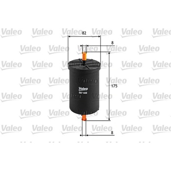 Palivový filter VALEO 587022