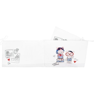 Kikka boo Обиколник с вата Kikkaboo Love Rome 180см (41109050115)