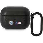 BMW Кейс BMW BMAP22PVTK за AirPods Pro, черен / черен, Leather Curved Line (3666339089542)