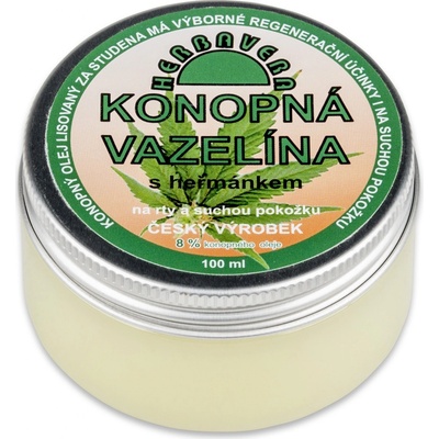 Herbavera konopná vazelína s heřmánkem 100 ml
