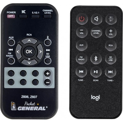 Dálkový ovladač General Logitech RI0004, Z606, Z607