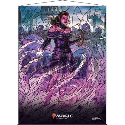 Magic: The Gathering Stained Glass Wall Scroll - Liliana