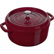 Staub Litinový hrnec s poklicí Cocotte, 28 cm / 6,7 l, bordó 1003554