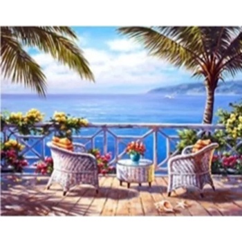 Image 1 of Морски пейзаж 40/30 см