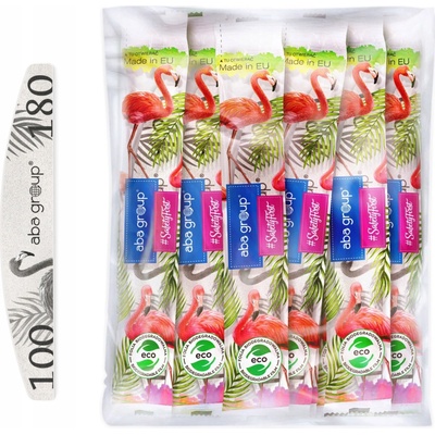 Aba Group Pilník POLOMĚSÍC 100/180 SLIM PLAMEŇÁK 50 ks