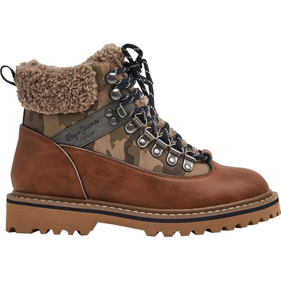 PEPE JEANS Обувки Pepe jeans Leia K2 Boots - Brown