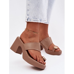 Step in style Дамски сандали с ток модел 225377 Step in style