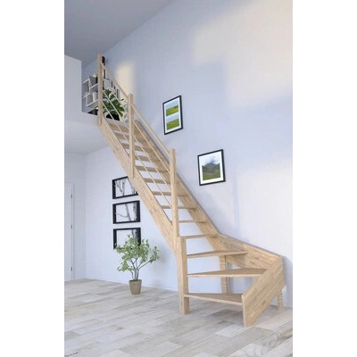 Pertura Notos Dub bez podstupníc dub 1/4-stočené dole vľavo 83 cm 13/14