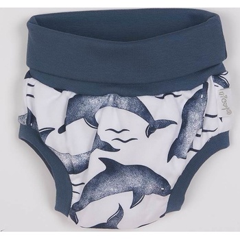 Nicol bavlnené kraťasy bloomers Dolphin Modrá