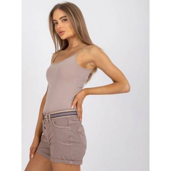 Šortky D63990Z62190K tmavě lila