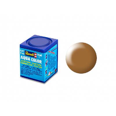 Акрилна боя Revell - Aqua Color, Копринено дървесно кафява, 18 ml (R36382)