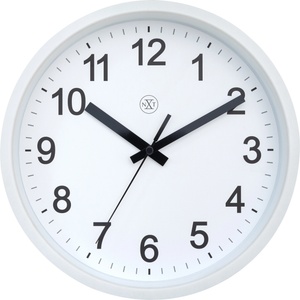 NeXtime Стенен часовник Robust 25, 5 см бял (7366WI)