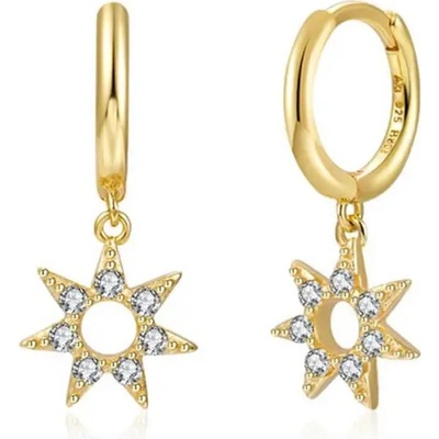 Majya stříbrné náušnice KRISTEN pozlacené 10411